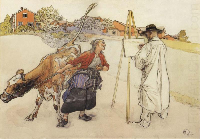 Carl Larsson On the Farm china oil painting image